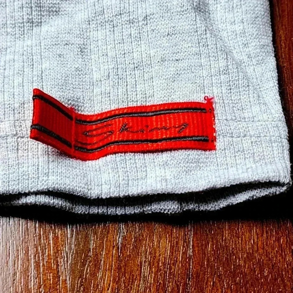 NWT Skiny  Red loop A shirt in Heather gray vintage 100% cotton choose … - Picture 5 of 6